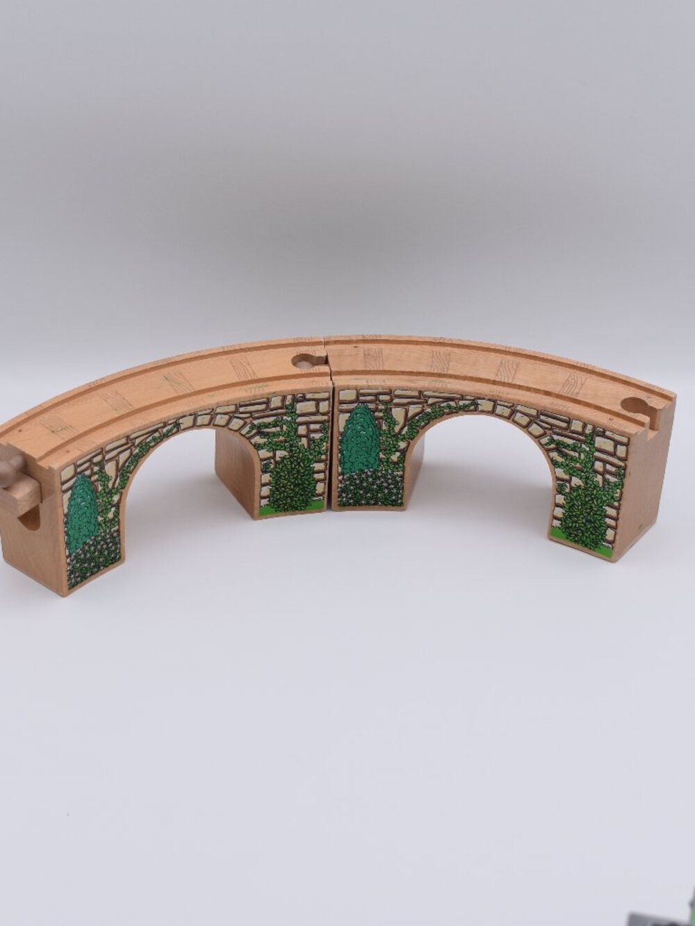 Arched Curved Viaduct Stone Bridge Thomas & Friends Wooden Railway x 2